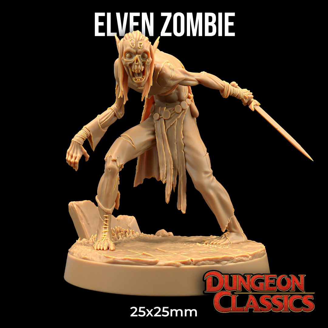 Elven Zombie | PRESUPPORTED | Dungeon Classics